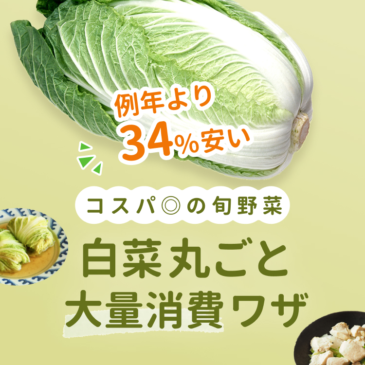 白菜丸ごと大量消費ワザ